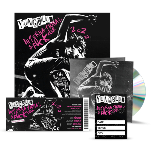 YUNGBLUD (München Ticketbundle) by Yungblud - I.A.F. TOUR EXCLUSIVE CD + EARLY EVENING TICKET MÜNCHEN - shop now at Yungblud store