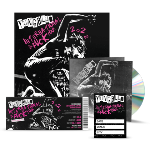 YUNGBLUD (Köln Ticketbundle) by Yungblud - I.A.F. TOUR EXCLUSIVE CD + EARLY EVENING TICKET KÖLN - shop now at Yungblud store